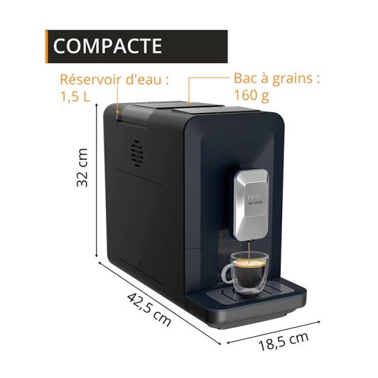 Cafetera Superautomática KRUPS My Coffee EA2004E0 15 Bares Azul Oscuro