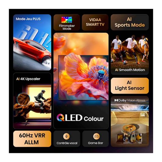 QLED HISENSE 98E7Q 144Hz