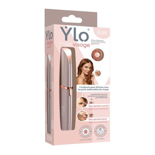 Maquinilla de afeitar para rostro y cejas FLAWLESS YLO EPI