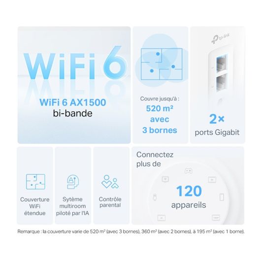 Router WiFi 6 de malla TP-LINK Deco X10 (pack de 2)