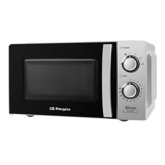 Microondas sin Grill 20L ORBEGOZO MI 2118 700W Plata 