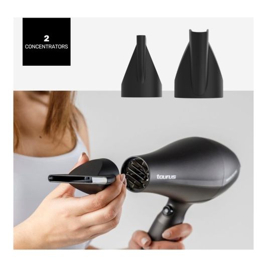 Secador de pelo 2600W TAURUS Iónico 2 Velocidades 3 Temperaturas Fashion 2600 Ionic