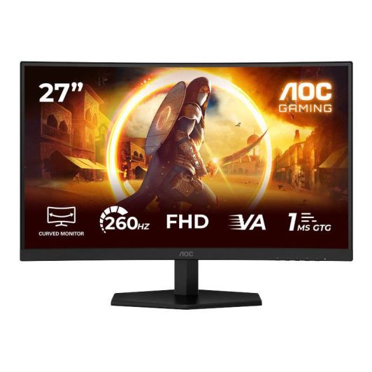 Monitor Curvo AOC Gaming C27G42ZE 27 Pulgadas VA FHD 240Hz 0.3ms Adaptive Sync