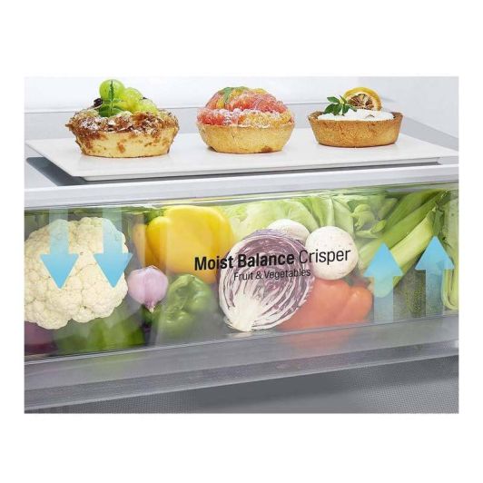 Frigorífico Combi No Frost, 387L, clase D, LG GBV3200DSW