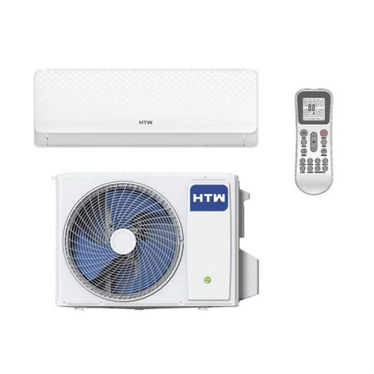 Aire Acondicionado Split 1x1, Bomba de Calor, 6000F, ideal para 40m2, HTW HTWS071IX75B  