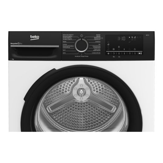 Secadora Bomba de Calor, 9kg, clase C, 15 programas, BEKO BM3T49240W 