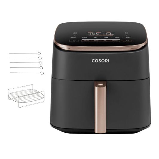 Air Fryer Turbo Blaze 6L, Freidora de Aire sin Aceite 9 en 1, Doble Resistencia, 1725w,Cosori 