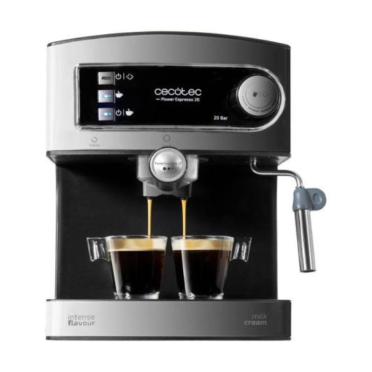 Cafetera Expresso 20 bares, café molido, 850w, CECOTEC Power Espresso