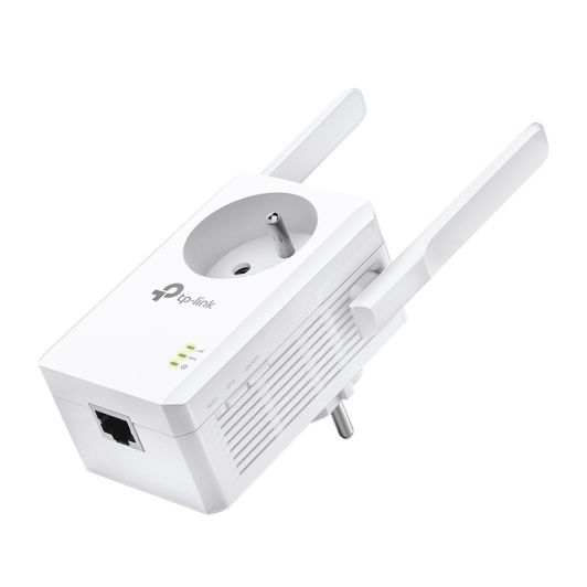Repetidor TP LINK N300 toma telefónica + antena