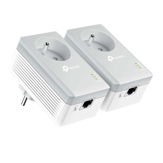 CPL DÚO TP LINK 500 Mbits/seg con toma conservada