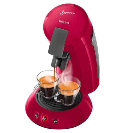 Cafetera de Cápsulas PHILIPS Senseo HD6553/81 1450W Sistema Monodosis Rojo