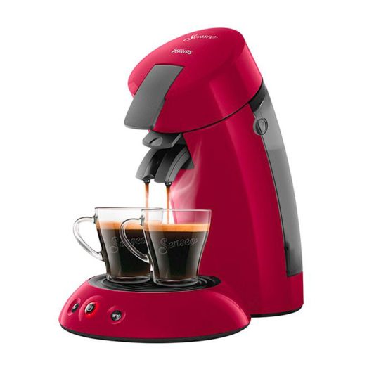Cafetera de Cápsulas PHILIPS Senseo HD6553/81 1450W Sistema Monodosis Rojo
