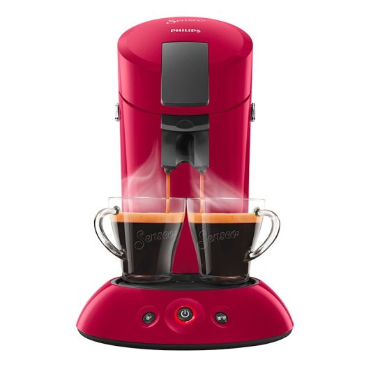 Cafetera de Cápsulas PHILIPS Senseo HD6553/81 1450W Sistema Monodosis Rojo