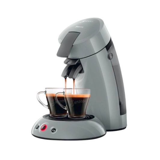 Cafetera Cápsulas SENSEO, 1450w, 2 tazas, color gris PHILIPS HD6553/71