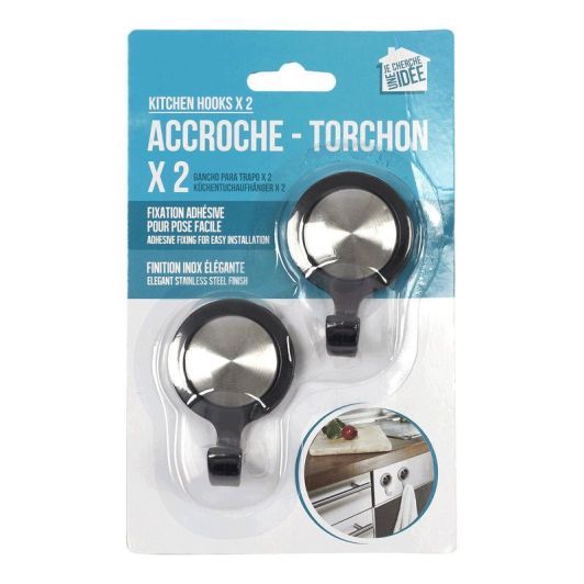 2 PORTA PAÑOS DE COCINA ADHESIVOS