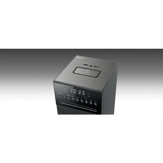Torre de Sonido MUSE M-1350 BTC 120W Sistema 2.1 con Subwoofer Bluetooth NFC y CD