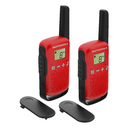 Walkie Talkies MOTOROLA T42 twin - rojo