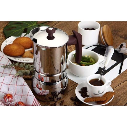 Cafetera italiana para 6 tazas