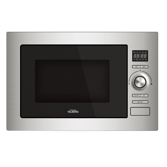 Microondas Encastrable con Grill 25L VALBERG 900W 1100W Inox BI MWO 25 G X343C