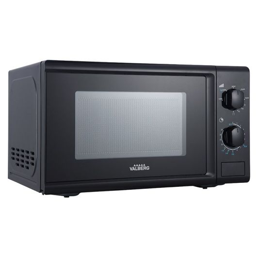 Microondas 20L 700w, con Grill 1000W, Negro, Mecánico VALBERG MWO 20 GM K343C