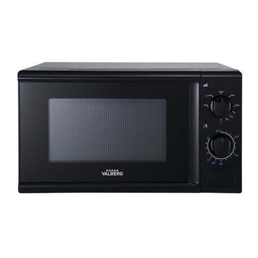 Microondas 20L 700w, con Grill 1000W, Negro, Mecánico VALBERG MWO 20 GM K343C