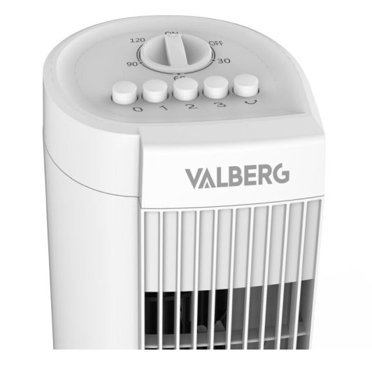 Ventilador de Torre VALBERG EX-T80 45W 3 Velocidades Oscilante Blanco