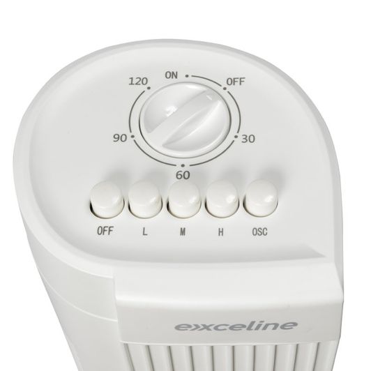 Ventilador de Torre VALBERG EX-T80 45W 3 Velocidades Oscilante Blanco
