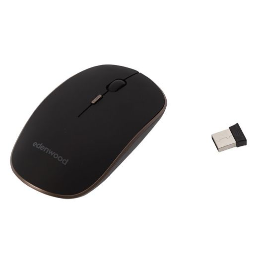 Ratón Inalámbrico EDENWOOD MWLS01B USB 2.4GHz Negro