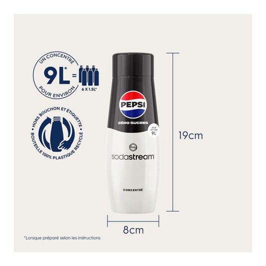 SODASTREAM Pepsi Max Sirope Concentrado para Refrescos 440ml