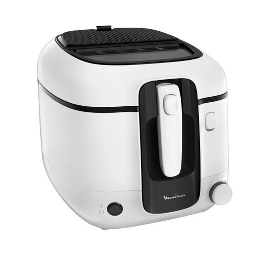 Freidora de aceite MOULINEX Super Uno YY4544FB 2,2L 1800W Filtro Antiolores Inox/Negro