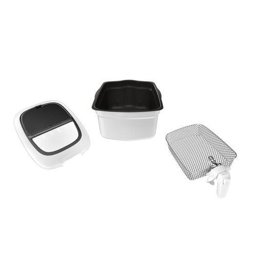 Freidora de aceite MOULINEX Super Uno YY4544FB 2,2L 1800W Filtro Antiolores Inox/Negro