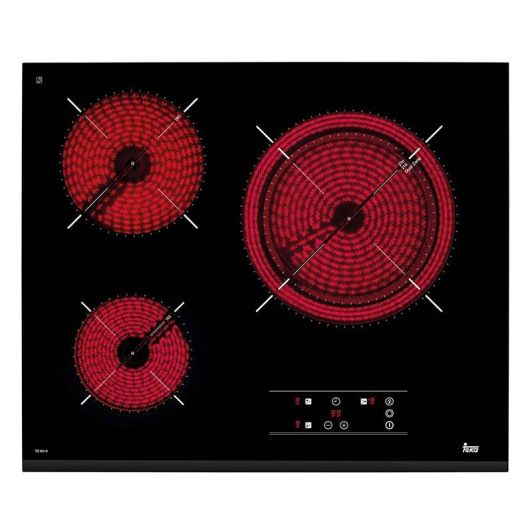 Placa vitrocerámica 3 zonas, 5400w, control táctil, TEKA TZ PRO 6315
