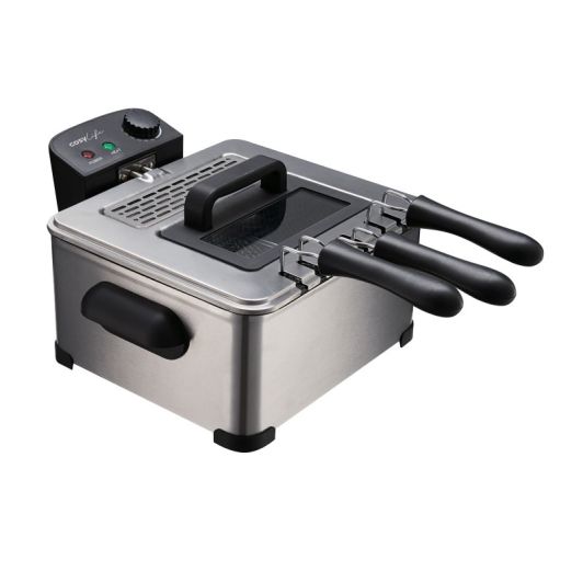 Freidora de Aceite COSYLIFE CL-FR4.5 Inox 4,5 Litros 2000W Acero Inox
