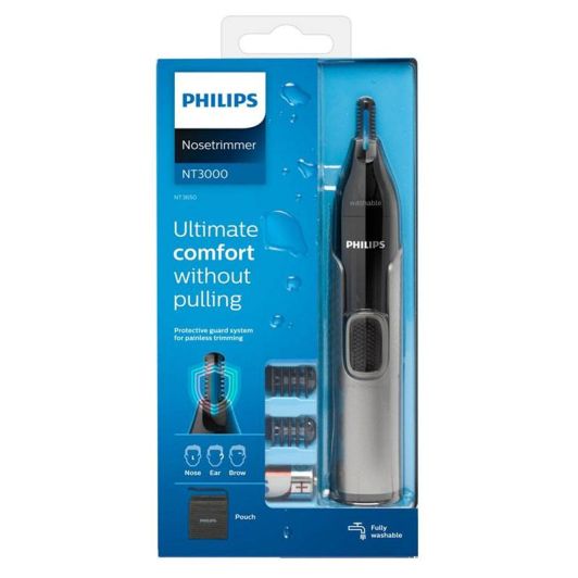 Recortador de pelos para nariz y orejas PHILIPS NT3650/16