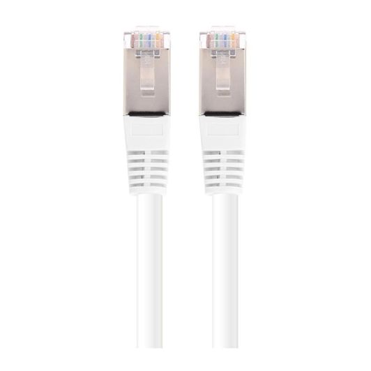 Cable de red Ethernet EDENWOOD Gigabit Lan 10Gbit/s 3M recto RJ45 CAT6 blanco. 