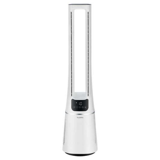 Ventilador torre VALBERG SUNNY-R PURE con Purificador de Aire Mando a Distancia Oscilante Blanco