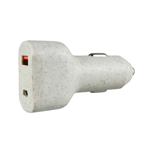 Cargador mechero coche EDENWOOD USB-A carga rápida y 1 USB tipo C