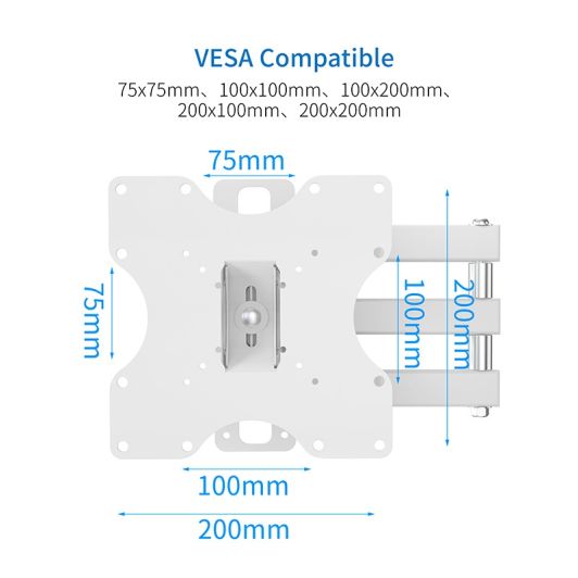 Soporte de pared para TV EDENWOOD D1 articulado de 19