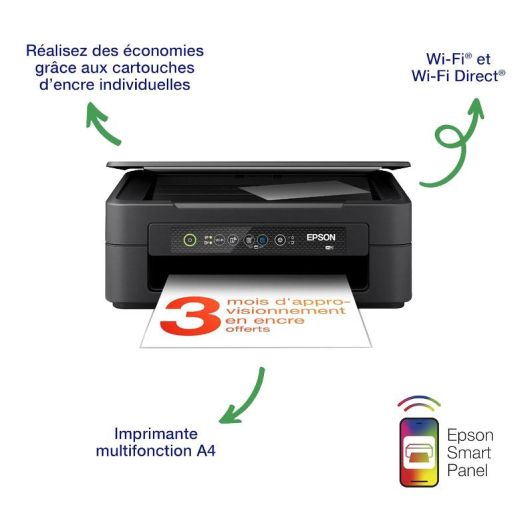 Impresora Multifunción EPSON Expression Home XP-2205 Wi-Fi Color Tinta 3 en 1