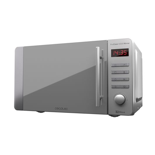 Microondas 20L CECOTEC 700W Acero Inoxidable MirrorDoor ProClean 5020 Mirror