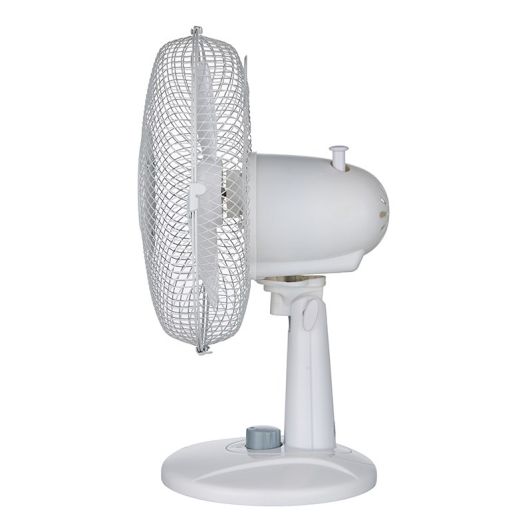 Ventilador de Mesa HIGH ONE H0-RT23 Pequeño 2 Velocidades Oscilante Blanco