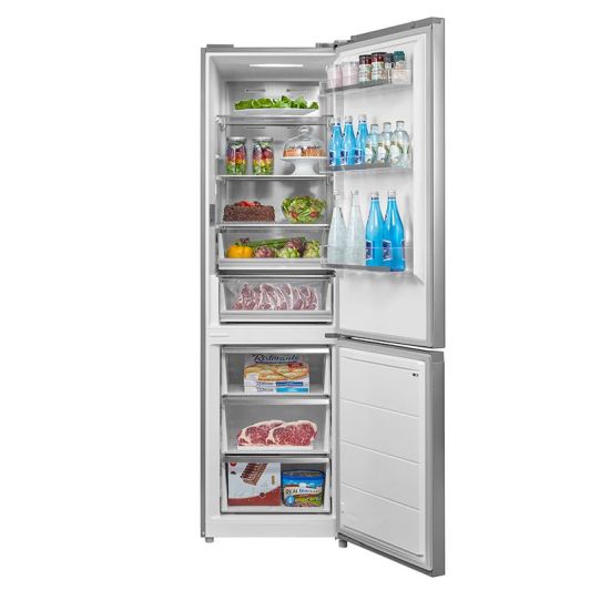 Frigorífico Combi No Frost VALBERG 378L 201cm Alto Clase A 29dB Inox
