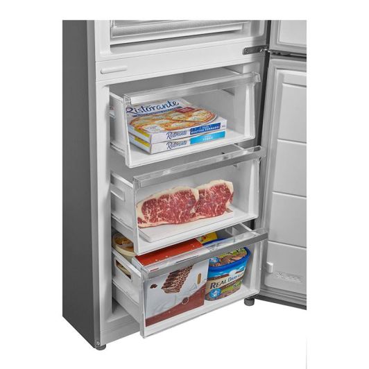 Frigorífico Combi No Frost VALBERG 378L 201cm Alto Clase A 29dB Inox