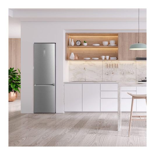 Frigorífico Combi No Frost VALBERG 378L 201cm Alto Clase A 29dB Inox