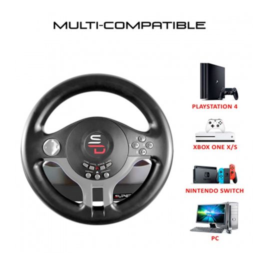 Volante SUBSONIC SV200 para Nintendo Switch, PC, Xbox One X/S y PS4