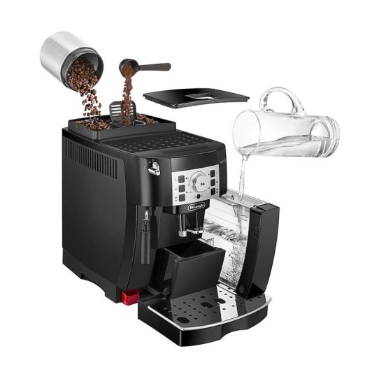 Cafetera Superautomática, 15 bares, 2 tazas, Espumador de leche, DELONGHI ECAM 22.140.B
