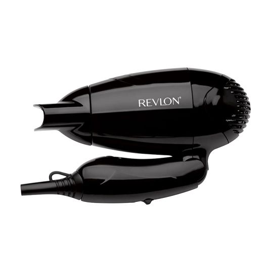 Secador de Viaje REVLON Plegable 1200W Doble Voltaje 230V-120V Negro 