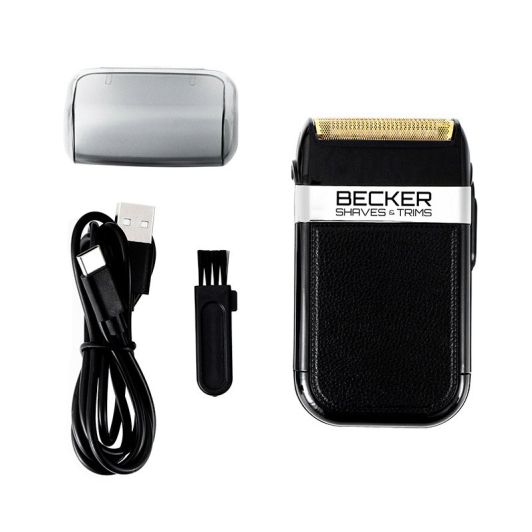 Afeitadora de lámina para viaje BECKER Negro inalámbrica 45 min Autonomía ShaveX
