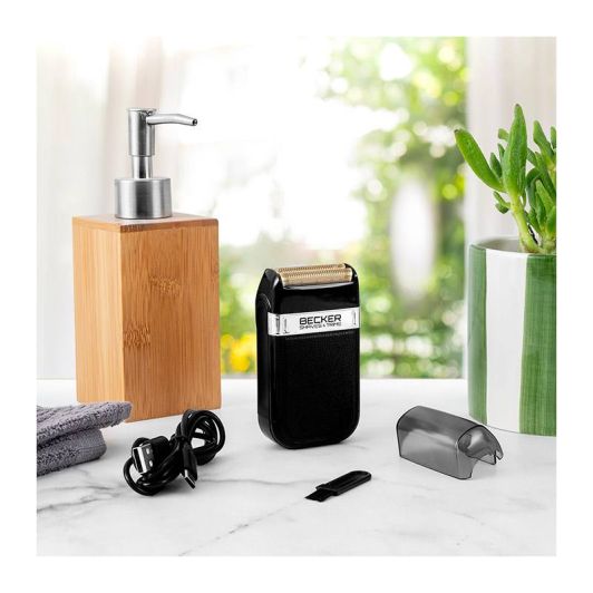 Afeitadora de lámina para viaje BECKER Negro inalámbrica 45 min Autonomía ShaveX