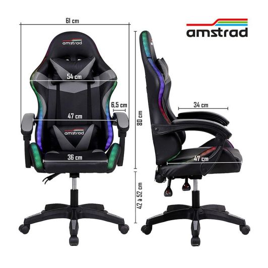 Silla gaming AMSTRAD 900 LED TIGER